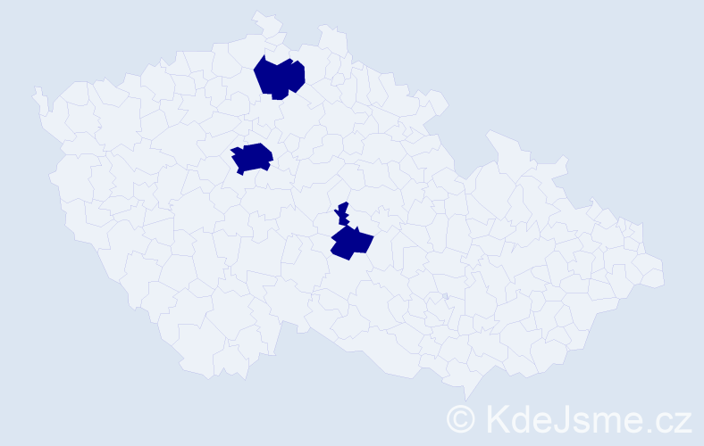 Příjmení: 'Sanduijav', počet výskytů 3 v celé ČR
