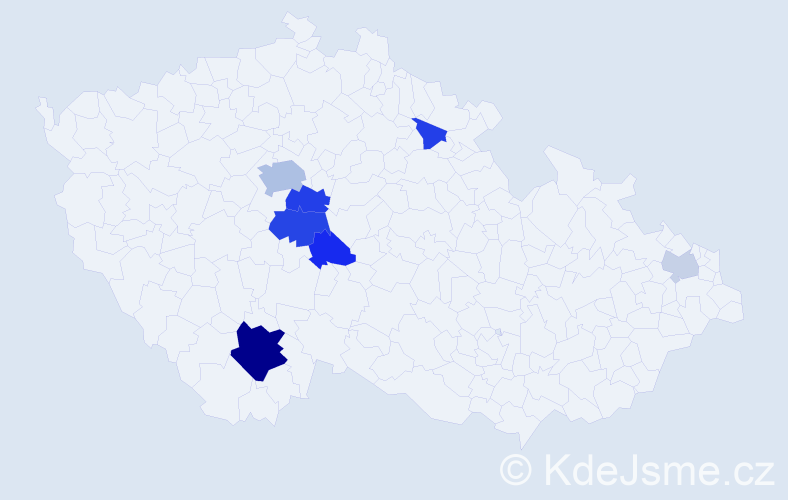 Příjmení: 'Šraier', počet výskytů 18 v celé ČR