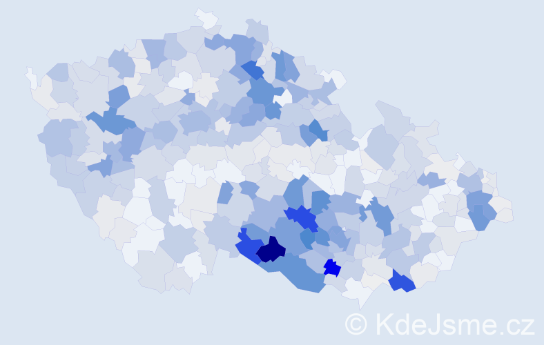 Příjmení: 'Karásek', počet výskytů 2476 v celé ČR
