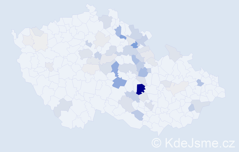 Příjmení: 'Fendrych', počet výskytů 213 v celé ČR