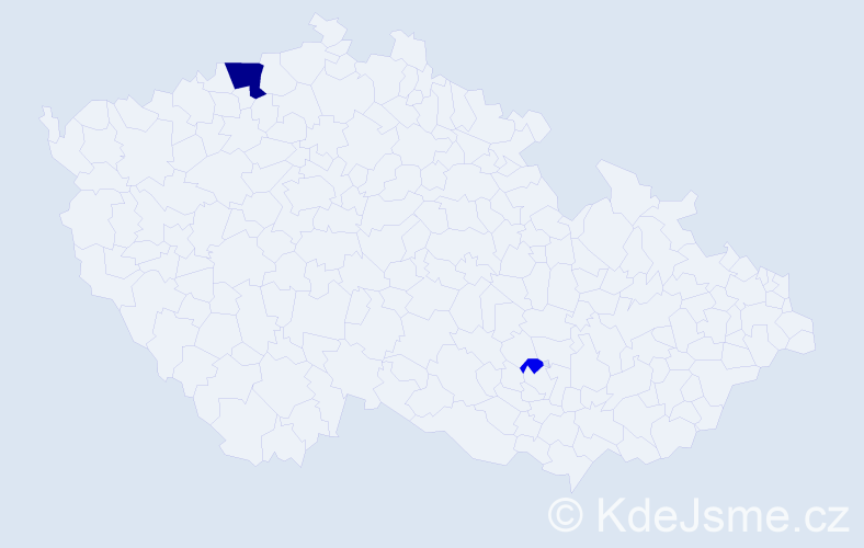 Příjmení: 'Averkin', počet výskytů 6 v celé ČR