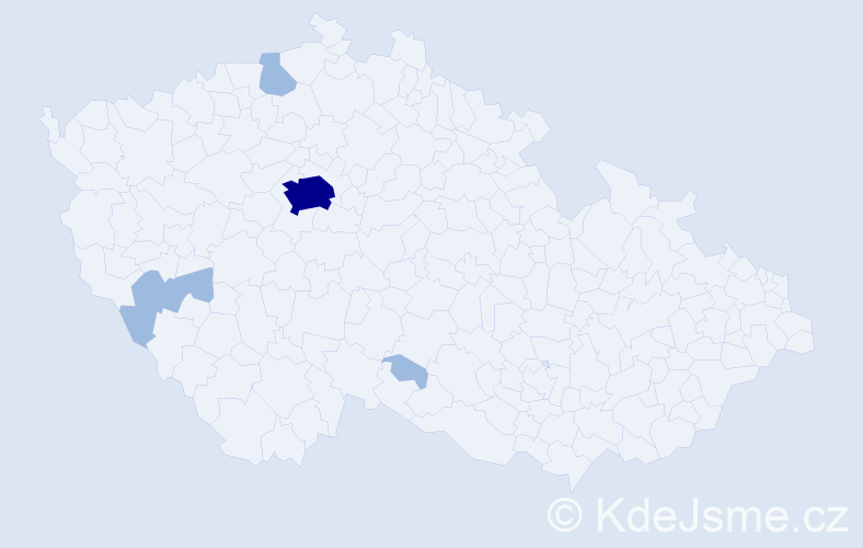 Příjmení: 'Demmer', počet výskytů 8 v celé ČR