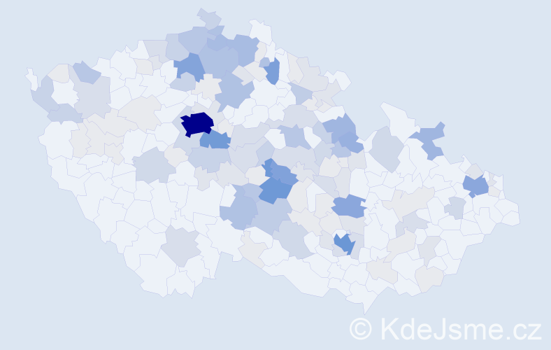 Příjmení: 'Plíhal', počet výskytů 487 v celé ČR