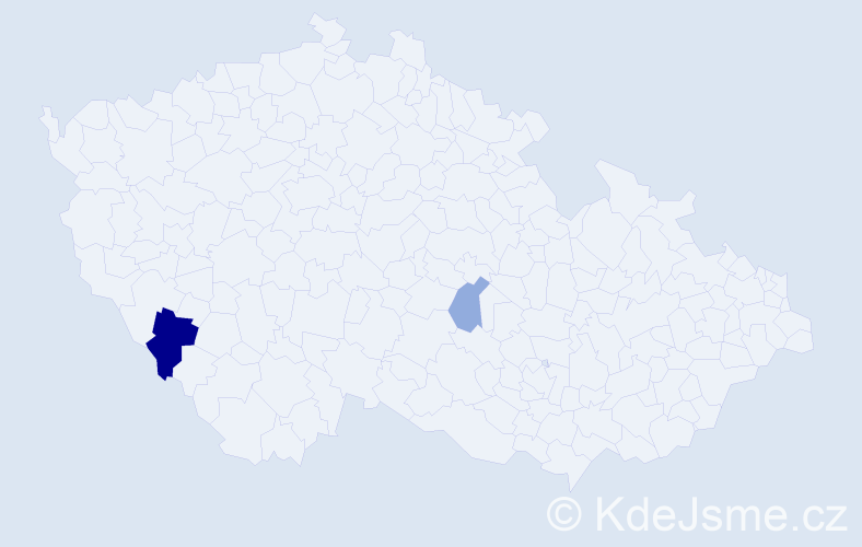 Příjmení: 'Fabšicová', počet výskytů 4 v celé ČR
