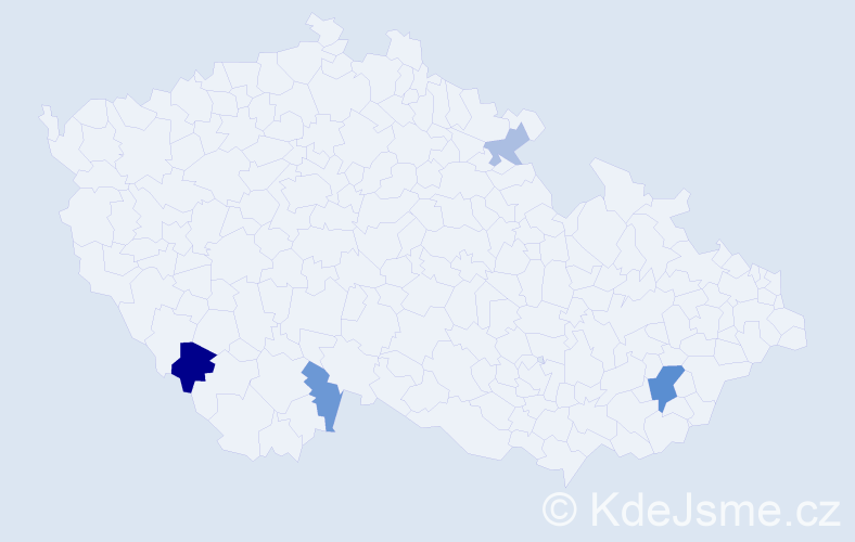 Příjmení: 'Šveďuk', počet výskytů 8 v celé ČR