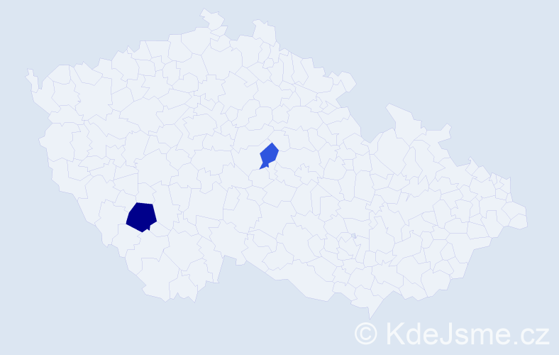 Příjmení: 'Kursch', počet výskytů 8 v celé ČR