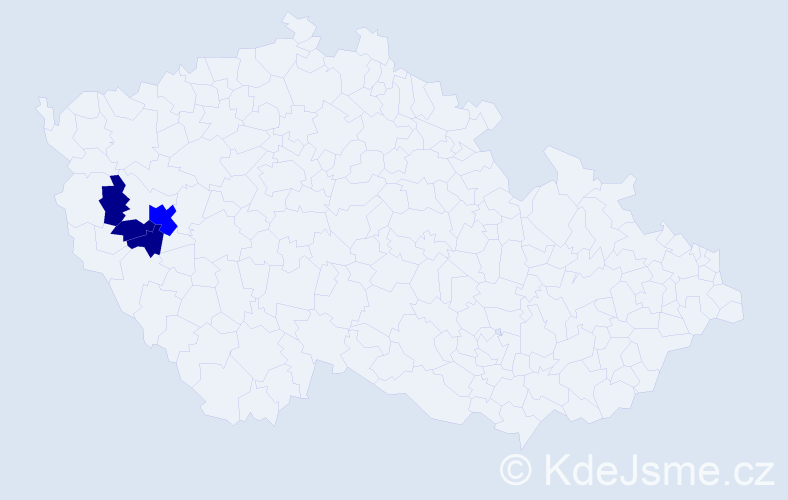 Příjmení: 'Sternerová', počet výskytů 7 v celé ČR