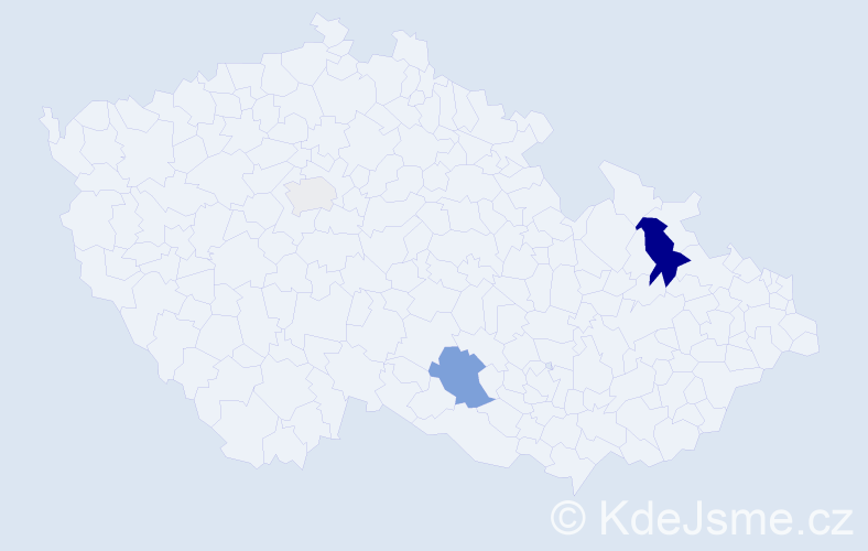 Příjmení: 'Achylisová', počet výskytů 7 v celé ČR