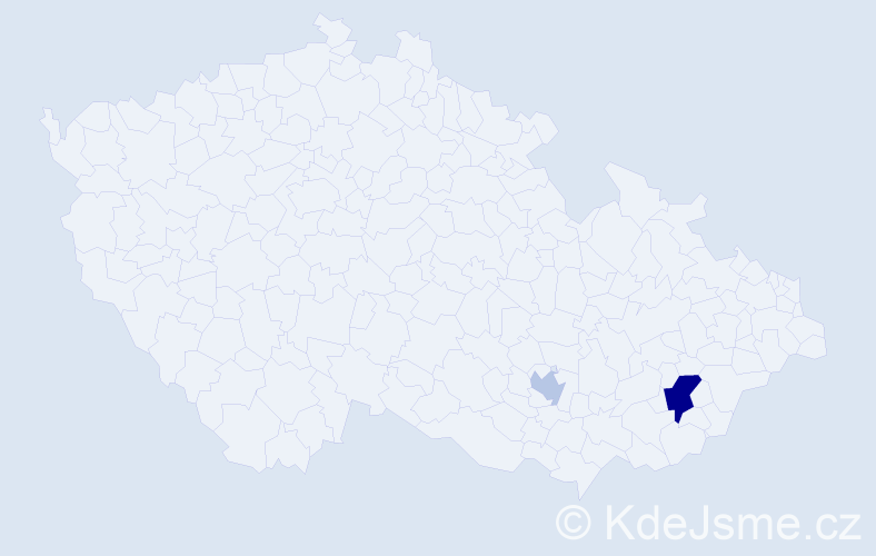 Příjmení: 'Eid', počet výskytů 4 v celé ČR
