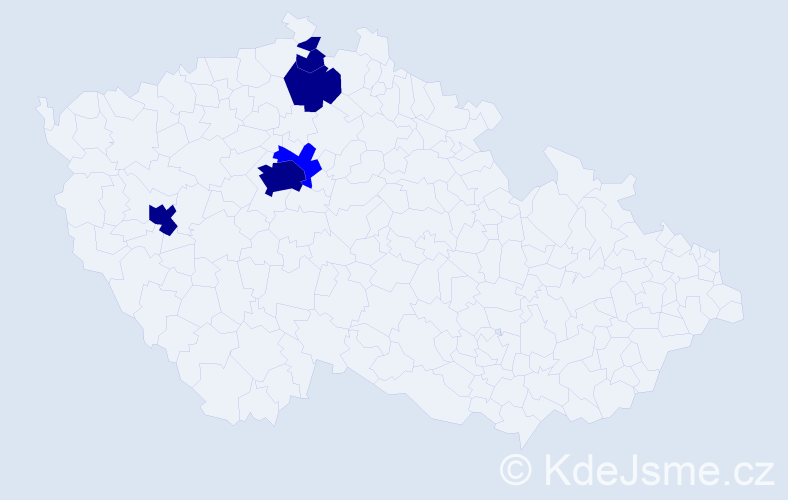 Příjmení: 'Feuereisl', počet výskytů 11 v celé ČR
