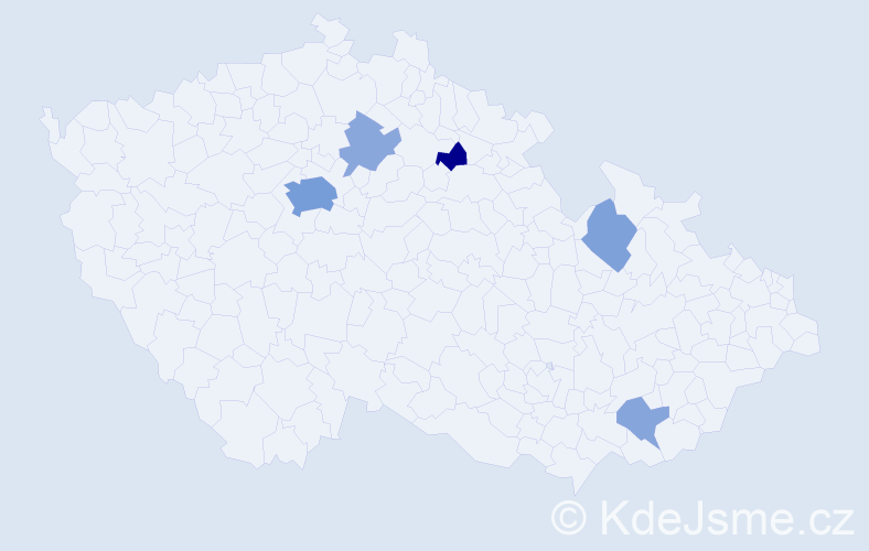Příjmení: 'Novik', počet výskytů 15 v celé ČR