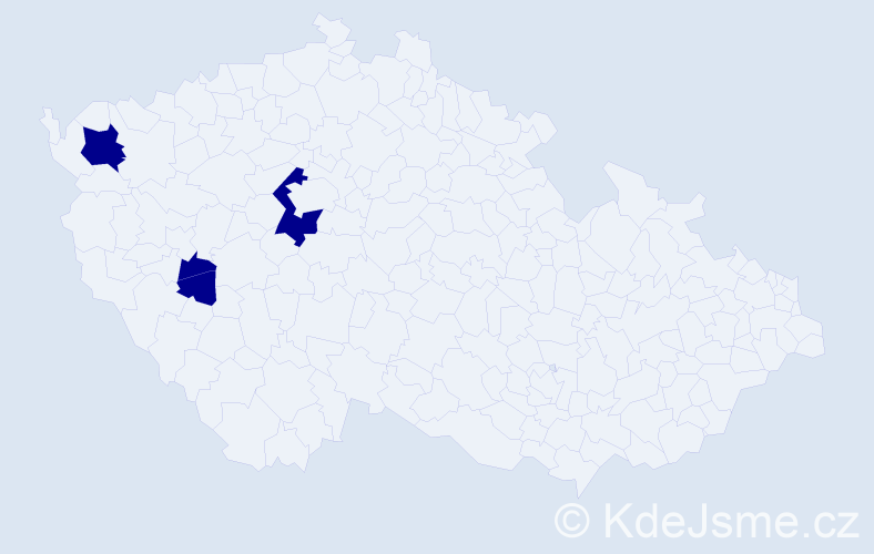 Příjmení: 'Potocska', počet výskytů 4 v celé ČR