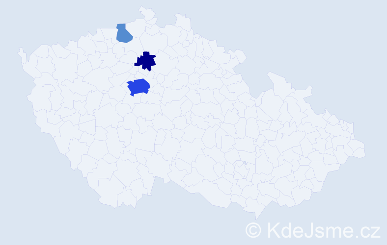 Příjmení: 'Kosimov', počet výskytů 12 v celé ČR