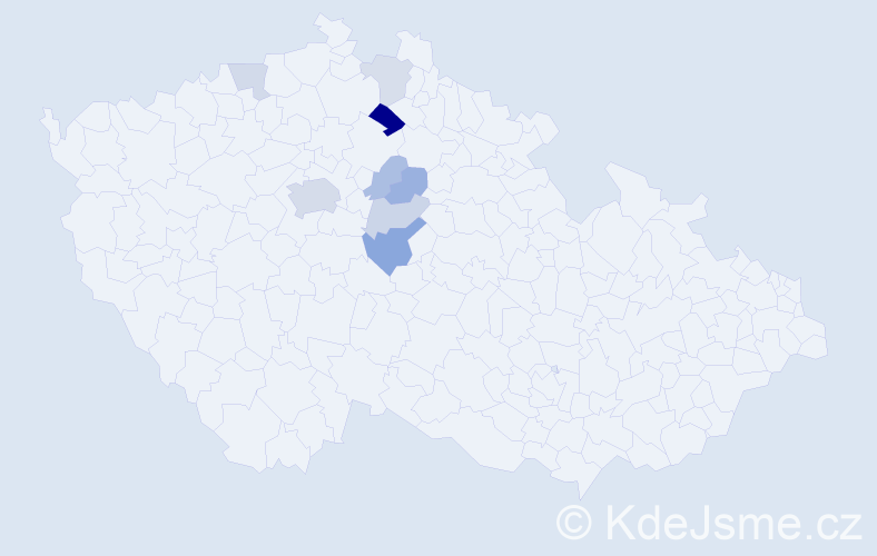 Příjmení: 'Baitler', počet výskytů 17 v celé ČR