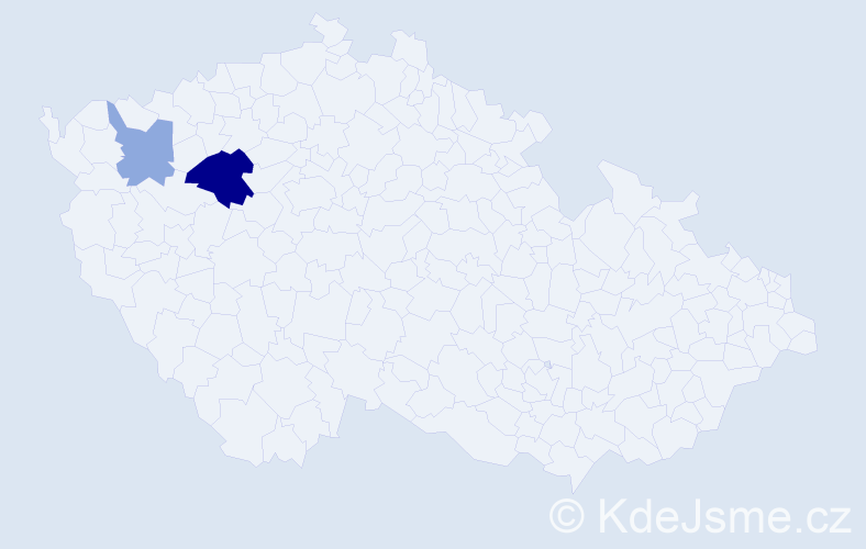 Příjmení: 'Tierbergerová', počet výskytů 7 v celé ČR
