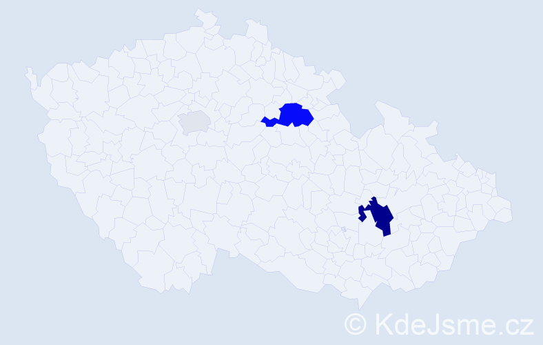 Příjmení: 'Kiršbaum', počet výskytů 16 v celé ČR