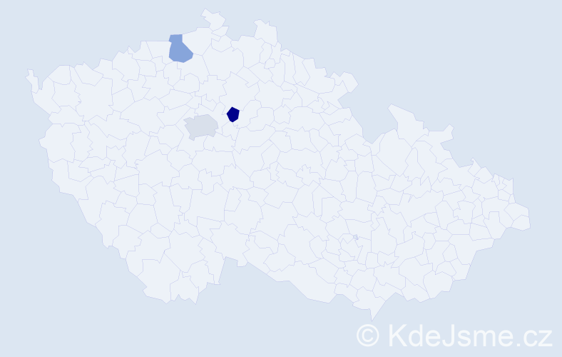 Příjmení: 'Kronbauer', počet výskytů 7 v celé ČR