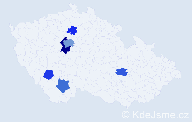 Příjmení: 'Harrisová', počet výskytů 15 v celé ČR