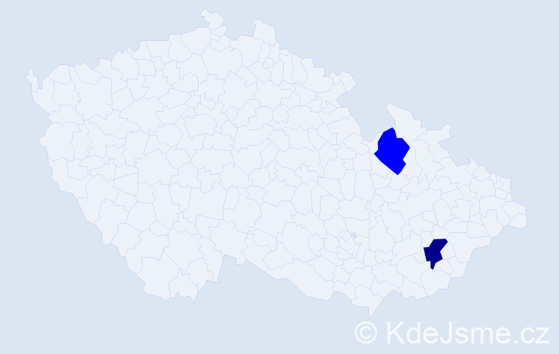 Příjmení: 'Pizzoferrato', počet výskytů 3 v celé ČR