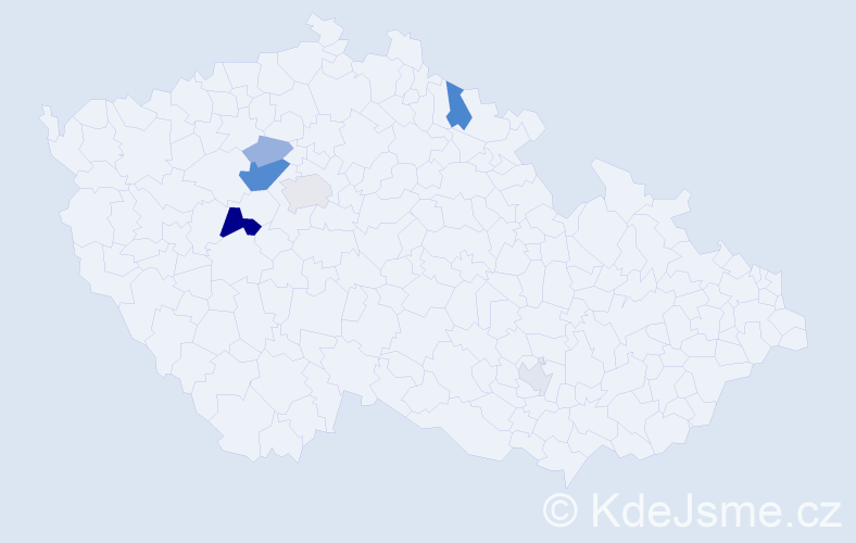 Příjmení: 'Sybolová', počet výskytů 16 v celé ČR