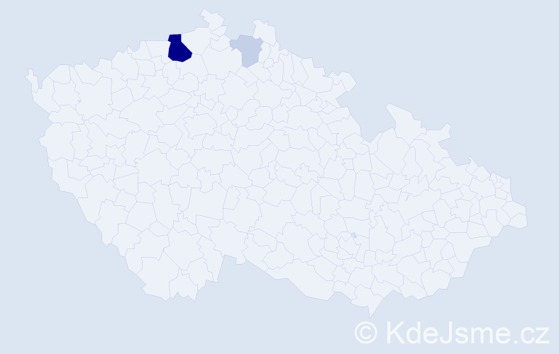 Příjmení: 'Grupačová', počet výskytů 11 v celé ČR