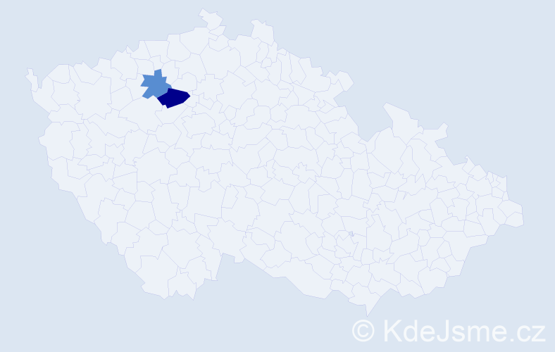 Příjmení: 'Hostounská', počet výskytů 3 v celé ČR