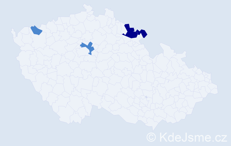 Příjmení: 'Kerestešiová', počet výskytů 8 v celé ČR