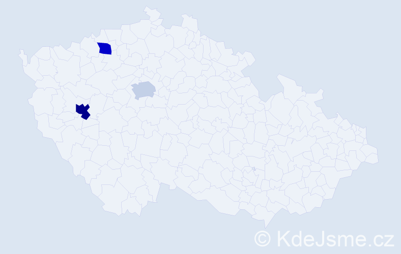 Příjmení: 'Asenovová', počet výskytů 4 v celé ČR