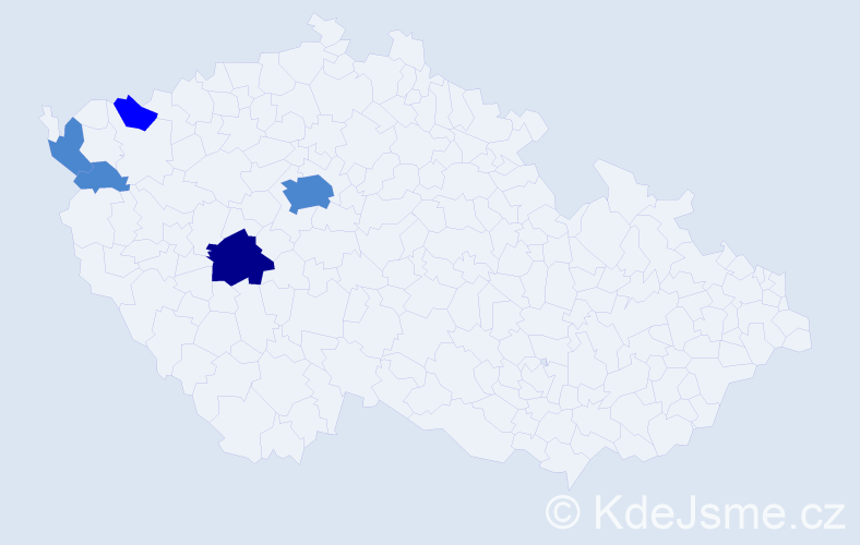 Příjmení: 'Magenheim', počet výskytů 8 v celé ČR