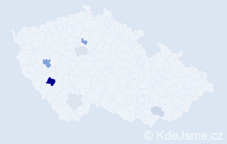 Příjmení: 'Pompl', počet výskytů 22 v celé ČR