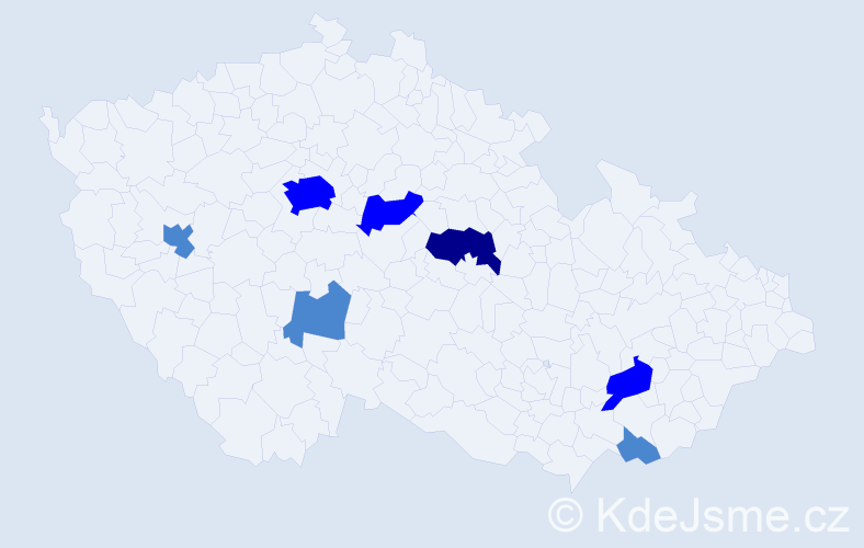 Příjmení: '"O'neill"', počet výskytů 12 v celé ČR