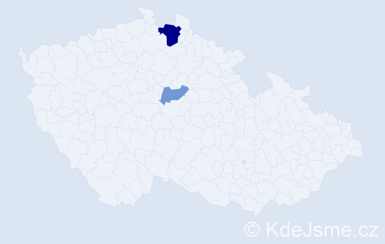 Příjmení: 'Spaqi', počet výskytů 12 v celé ČR