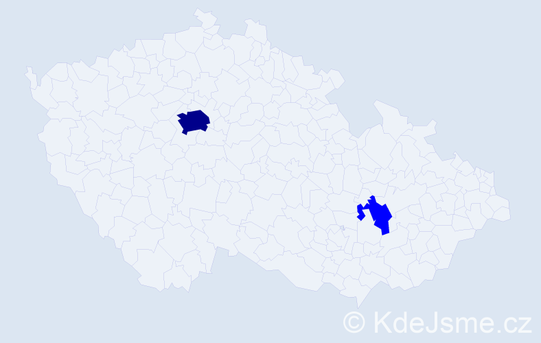 Příjmení: 'Mesršmídová', počet výskytů 3 v celé ČR