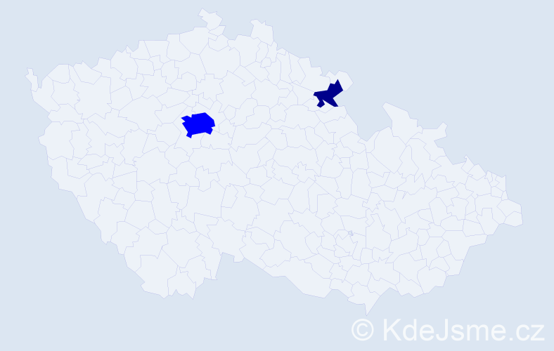 Příjmení: 'Dlhopolcová', počet výskytů 5 v celé ČR