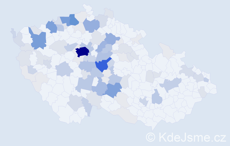 Příjmení: 'Přenosilová', počet výskytů 375 v celé ČR