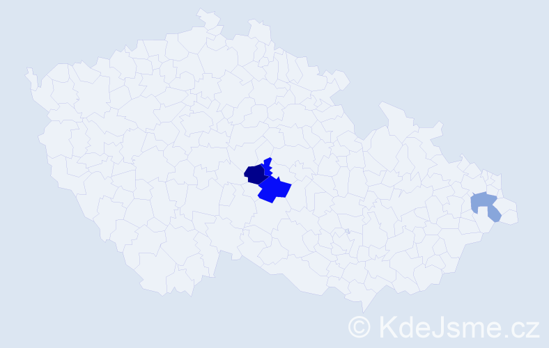 Příjmení: 'Kolmayerová', počet výskytů 4 v celé ČR