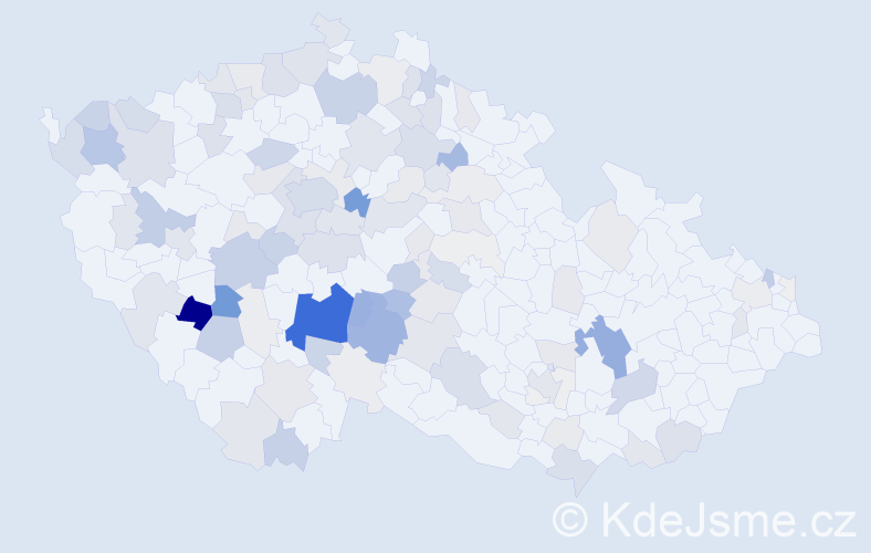 Příjmení: 'Makovcová', počet výskytů 482 v celé ČR