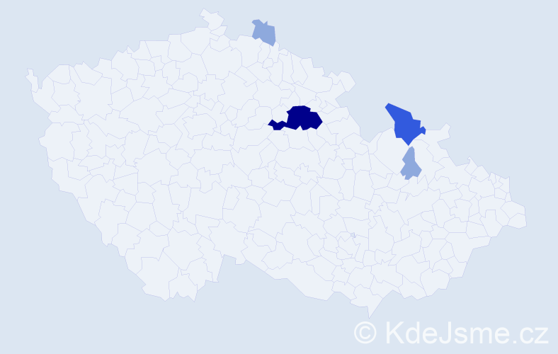 Příjmení: 'Krůtská', počet výskytů 10 v celé ČR