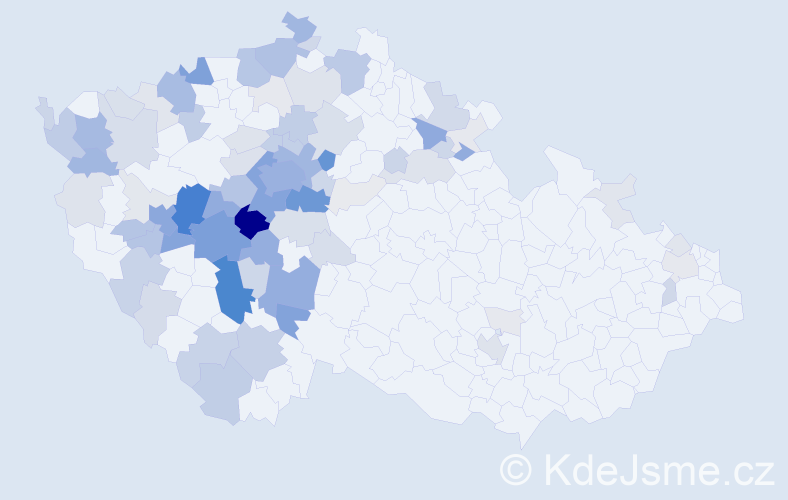 Příjmení: 'Krákorová', počet výskytů 386 v celé ČR