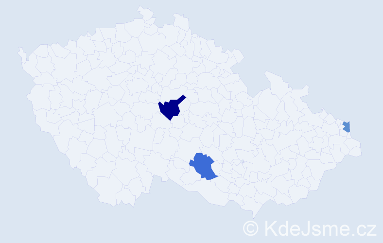 Příjmení: 'Kobylarz', počet výskytů 12 v celé ČR