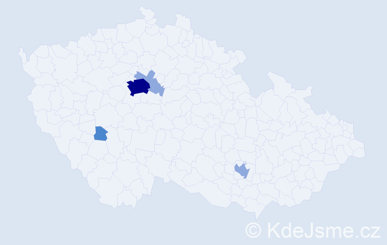Příjmení: 'Stromajer', počet výskytů 10 v celé ČR