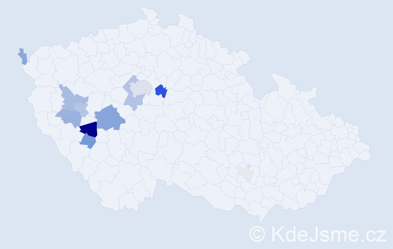 Příjmení: 'Wallenfelsová', počet výskytů 31 v celé ČR