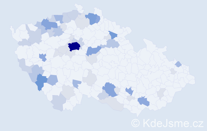 Příjmení: 'Keilová', počet výskytů 158 v celé ČR