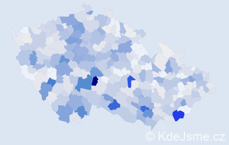 Příjmení: 'Smetanová', počet výskytů 2632 v celé ČR