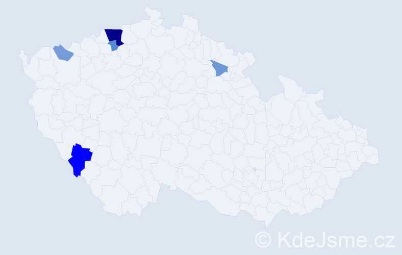 Příjmení: 'Mataše', počet výskytů 14 v celé ČR