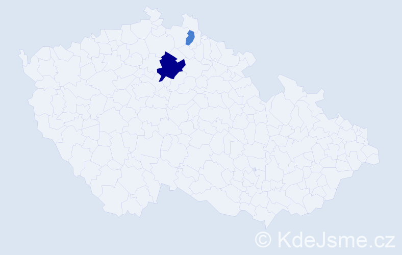 Příjmení: 'Alvínová', počet výskytů 4 v celé ČR