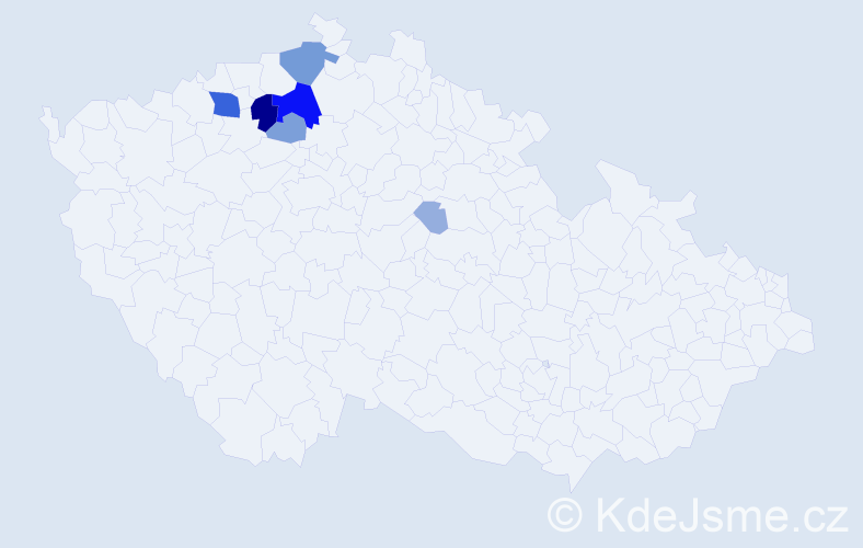 Příjmení: 'Kutzler', počet výskytů 33 v celé ČR