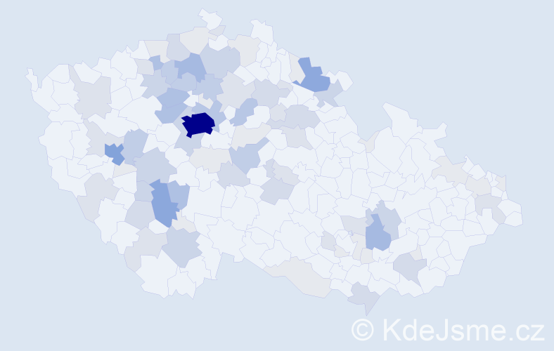 Příjmení: 'Sádlová', počet výskytů 269 v celé ČR