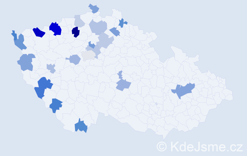 Příjmení: '"Pham Duc"', počet výskytů 39 v celé ČR