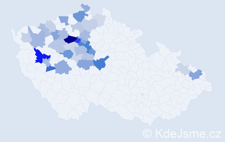Příjmení: 'Duras', počet výskytů 86 v celé ČR